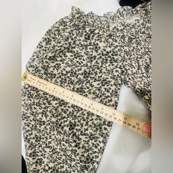 PIPER & SCOOT women’s dress floral print has pockets puffy sleeves NWT - Picture 14 of 14